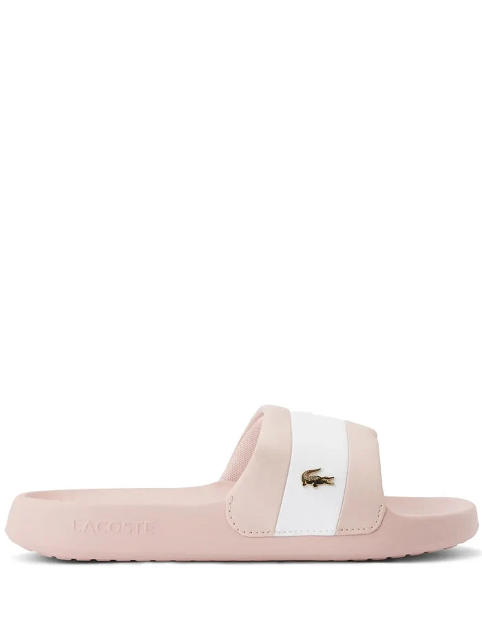 LACOSTE WOMEN Serve Hybrid Slides Pink - MAISONDEFASHION.COM