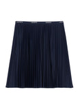 LACOSTE WOMEN Short Pleated Skirt Midnight Blue - MAISONDEFASHION.COM
