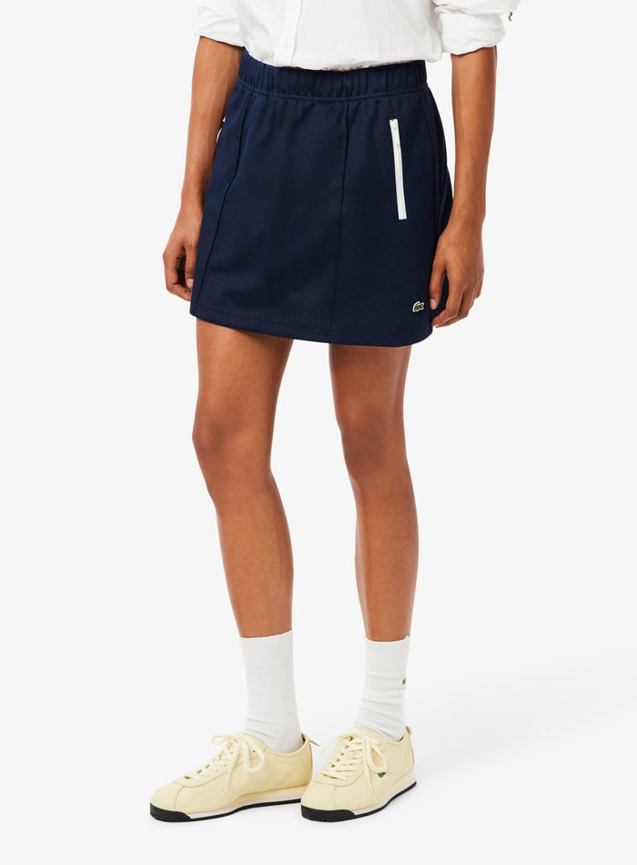 LACOSTE WOMEN Short Pocket Detail Skirt Midnight Blue - MAISONDEFASHION.COM