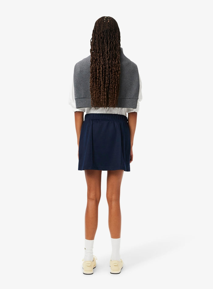 LACOSTE WOMEN Short Pocket Detail Skirt Midnight Blue - MAISONDEFASHION.COM