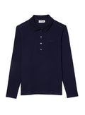 LACOSTE WOMEN Slim Fit L.12.D Stretch Piqué Polo Shirt Midnight Blue - MAISONDEFASHION.COM