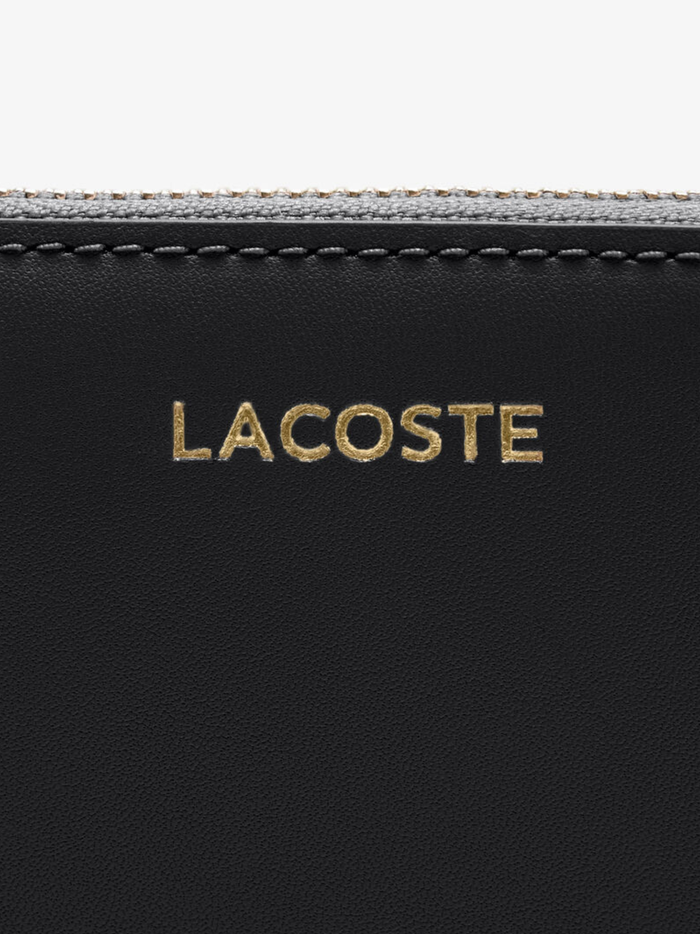 LACOSTE WOMEN Small Casual Zipped Billfold Black - MAISONDEFASHION.COM