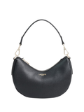 LACOSTE WOMEN Small Champs-Élysées Half-Moon Purse Black