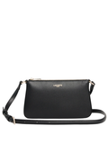 LACOSTE WOMEN Small Champs-Élysées Shoulder Bag Black
