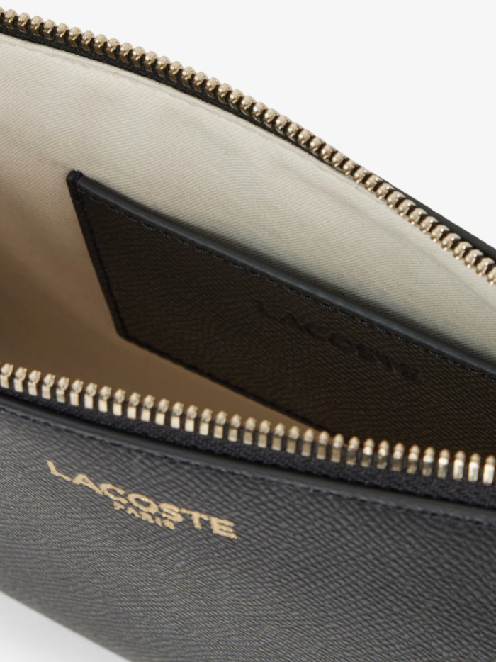 LACOSTE WOMEN Small Champs-Élysées Shoulder Bag Black