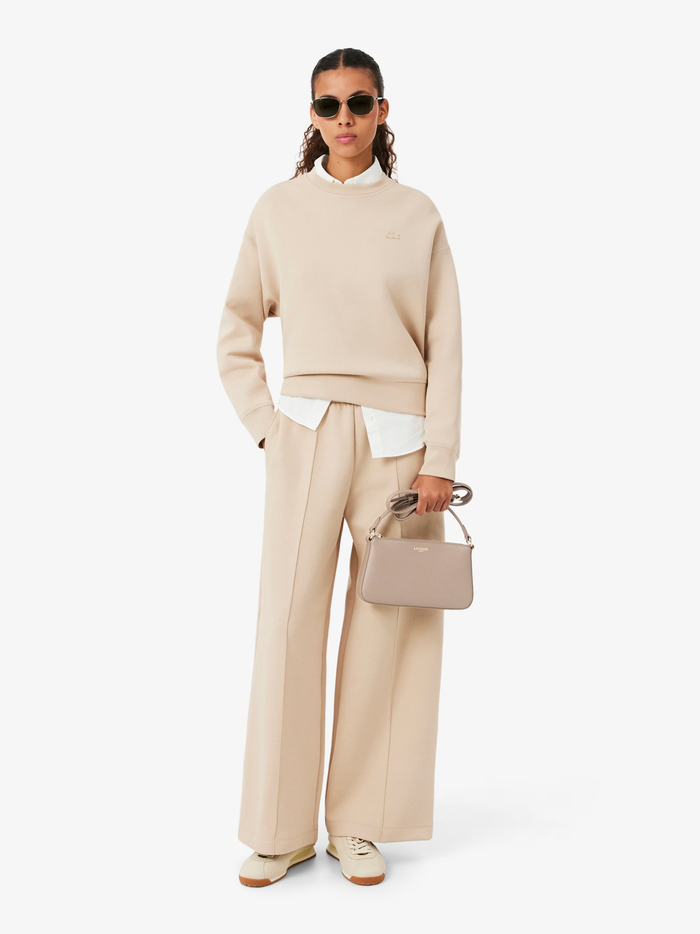 LACOSTE WOMEN Small Champs-Élysées Shoulder Bag Taupe