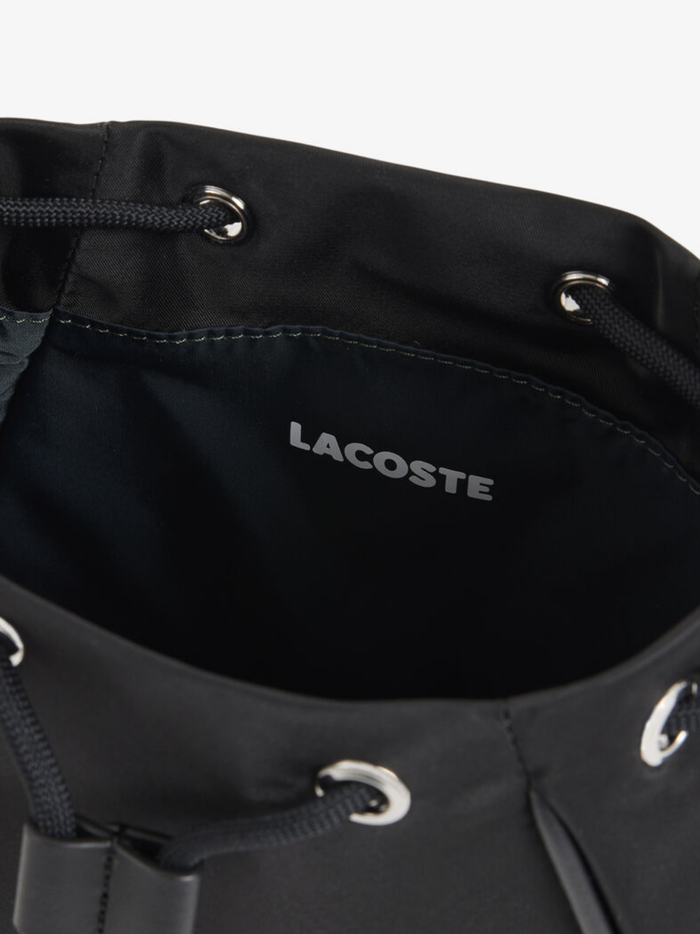 LACOSTE WOMEN Small Day In L Bucket Bag Black