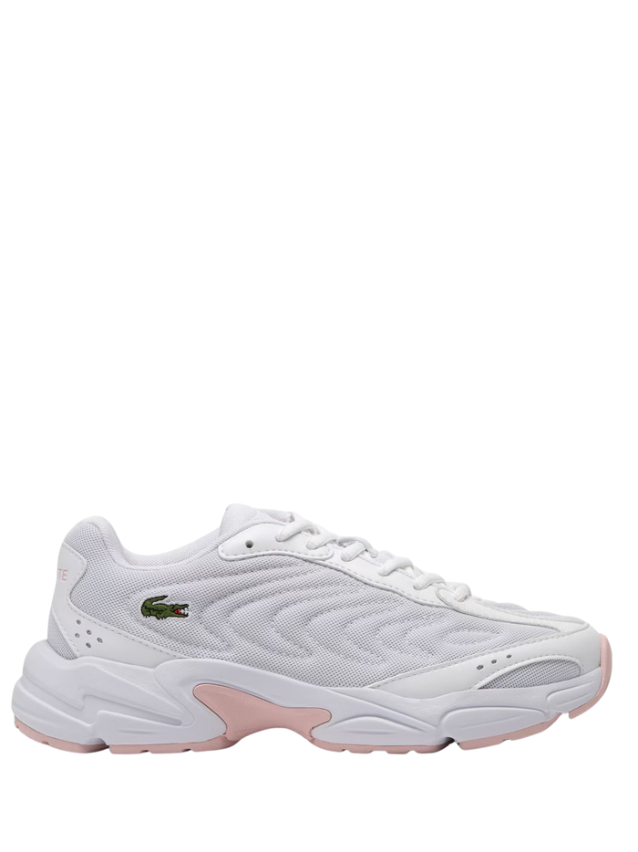LACOSTE WOMEN Storm 96 2K Lite Sneakers White/Light Pink - MAISONDEFASHION.COM