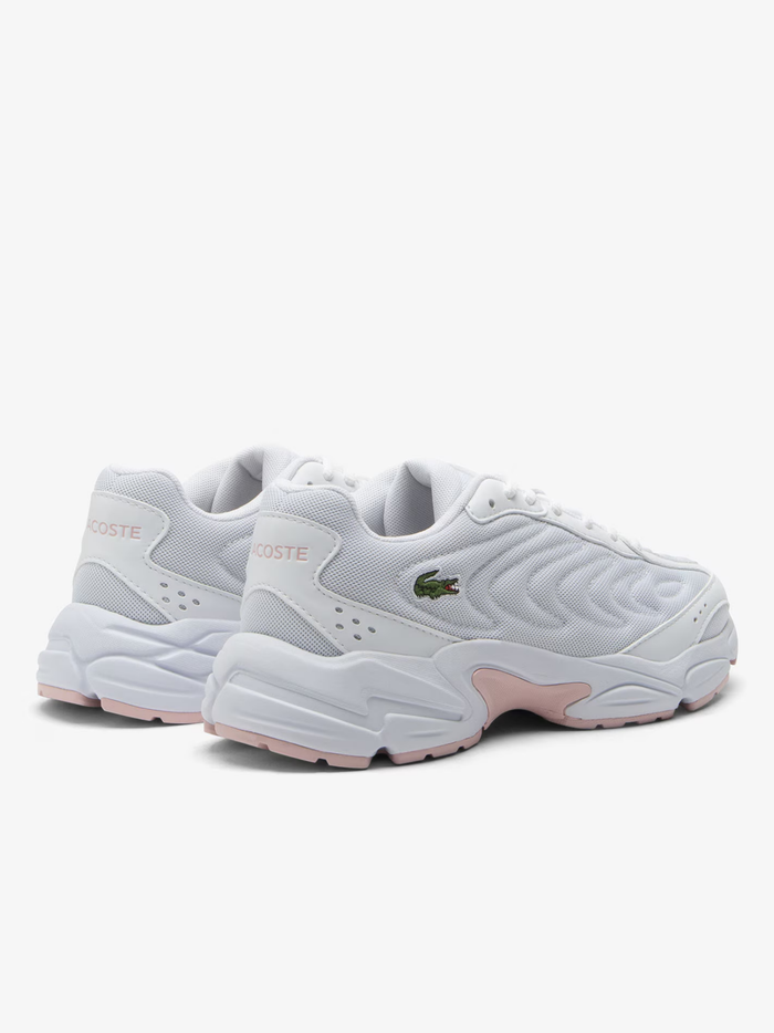 LACOSTE WOMEN Storm 96 2K Lite Sneakers White/Light Pink - MAISONDEFASHION.COM