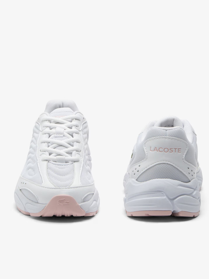 LACOSTE WOMEN Storm 96 2K Lite Sneakers White/Light Pink - MAISONDEFASHION.COM