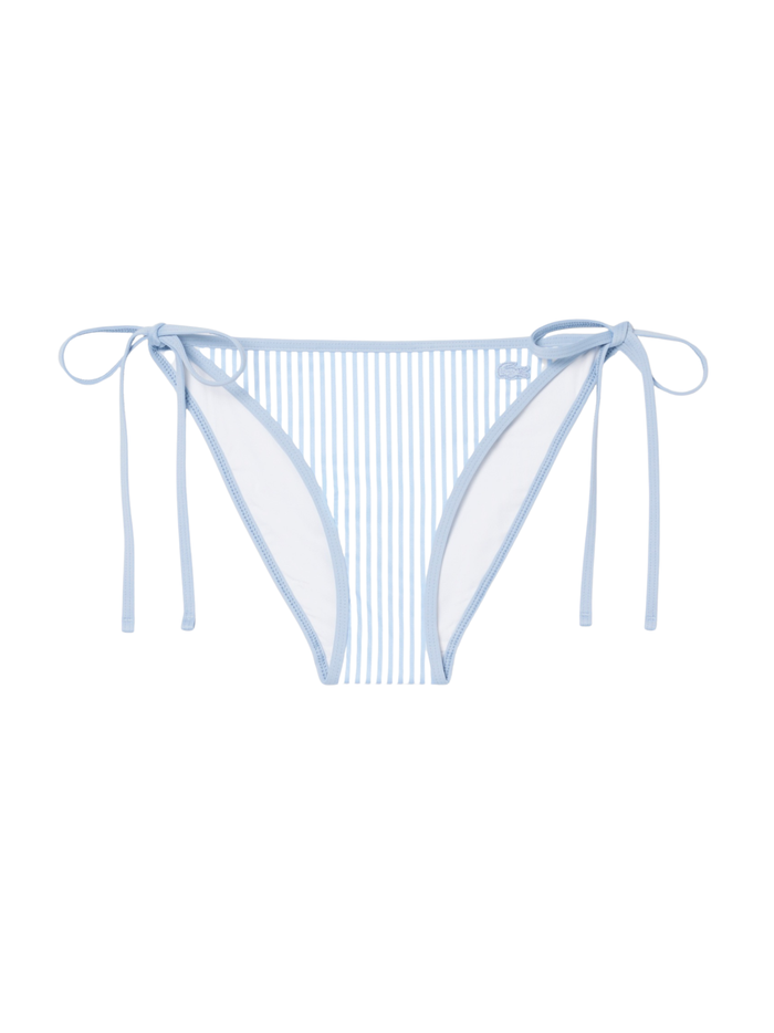 LACOSTE WOMEN Swim Briefs Light Blue/White