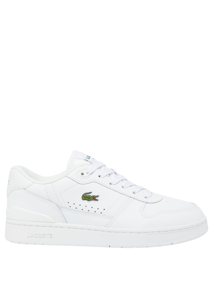 LACOSTE WOMEN T-Clip Set Leather Sneakers White - MAISONDEFASHION.COM