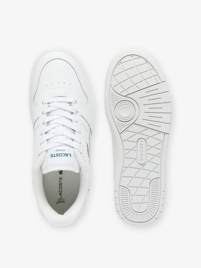 LACOSTE WOMEN T-Clip Set Leather Sneakers White - MAISONDEFASHION.COM