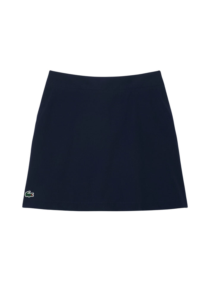 LACOSTE WOMEN Ultra Dry Golf Skirt with Liner Navy - MAISONDEFASHION.COM