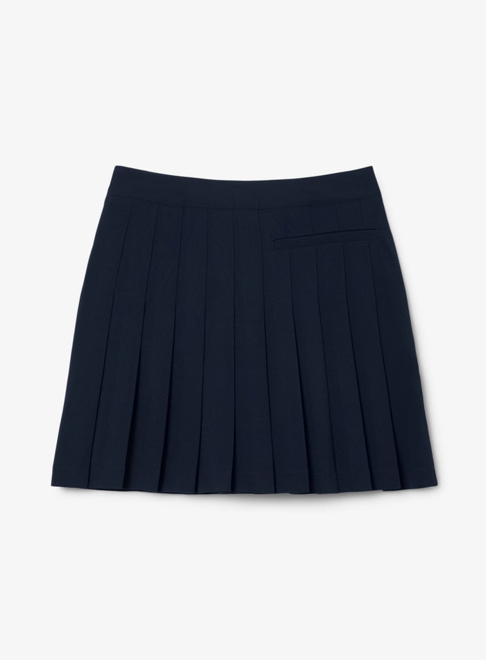 LACOSTE WOMEN Ultra Dry Golf Skirt with Liner Navy - MAISONDEFASHION.COM