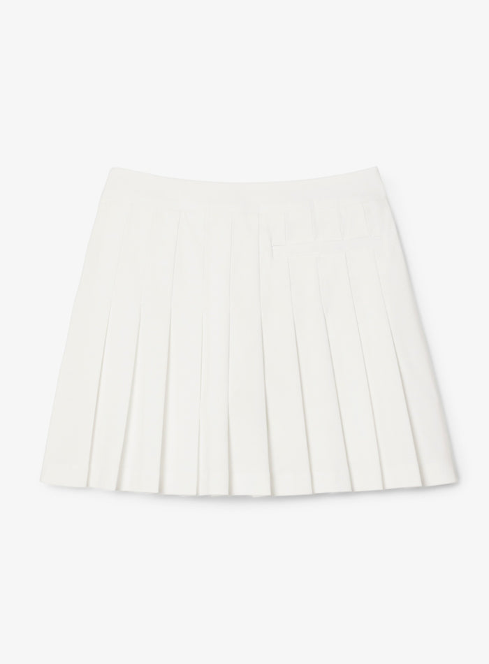 LACOSTE WOMEN Ultra Dry Golf Skirt with Liner White - MAISONDEFASHION.COM