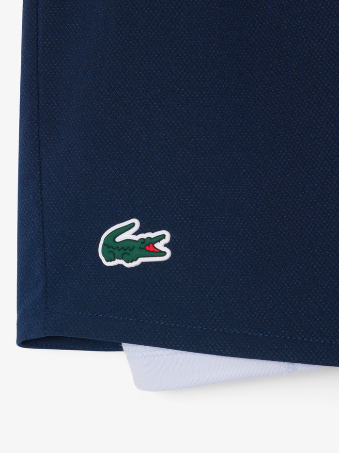 LACOSTE WOMEN Ultra Dry Tennis Shorts Navy Blue - MAISONDEFASHION.COM