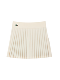 LACOSTE WOMEN Ultra Dry Tennis Skirt with Liner White - MAISONDEFASHION.COM
