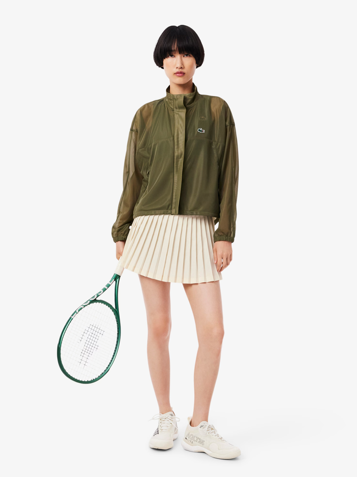 LACOSTE WOMEN Ultra Dry Tennis Skirt with Liner White - MAISONDEFASHION.COM