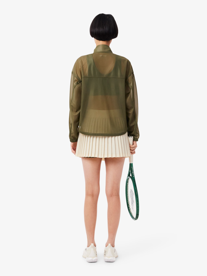 LACOSTE WOMEN Ultra Dry Tennis Skirt with Liner White - MAISONDEFASHION.COM