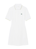 LACOSTE WOMEN Ultra Dry Trim Accent Golf Dress White