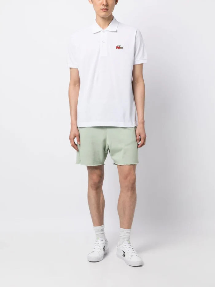 LACOSTE x Money Heist Polo Shirt White - MAISONDEFASHION.COM