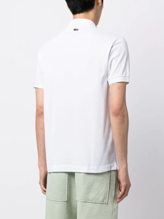 LACOSTE x Money Heist Polo Shirt White - MAISONDEFASHION.COM
