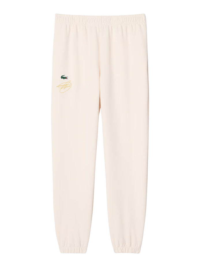 LACOSTE x Novak Djokovic Sweatpants Ecru White