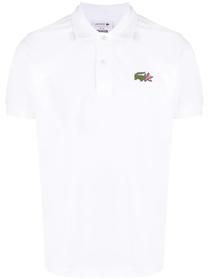 LACOSTE x Stranger Things Polo Shirt White - MAISONDEFASHION.COM