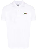 LACOSTE x Stranger Things Polo Shirt White - MAISONDEFASHION.COM