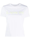 LANVIN WOMEN Classic Fit Lanvin Curb T-Shirt Optic White - MAISONDEFASHION.COM