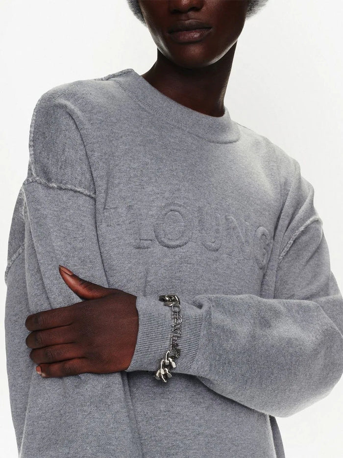 OFF-WHITE Logo Bookish Bracelet Silver - MAISONDEFASHION.COM