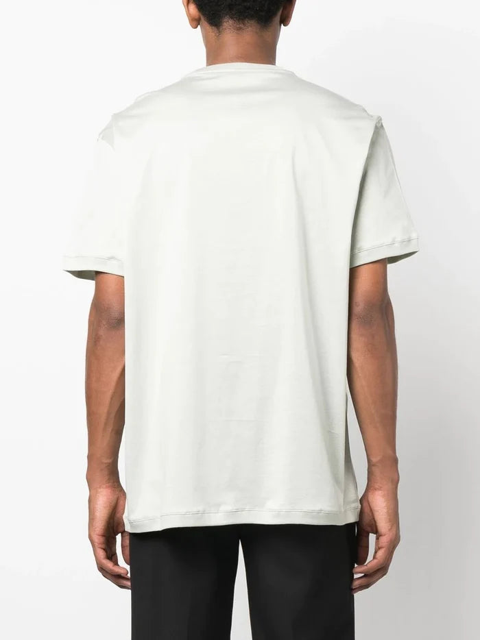 ALEXANDER MCQUEEN Logo T-shirt Opal - MAISONDEFASHION.COM