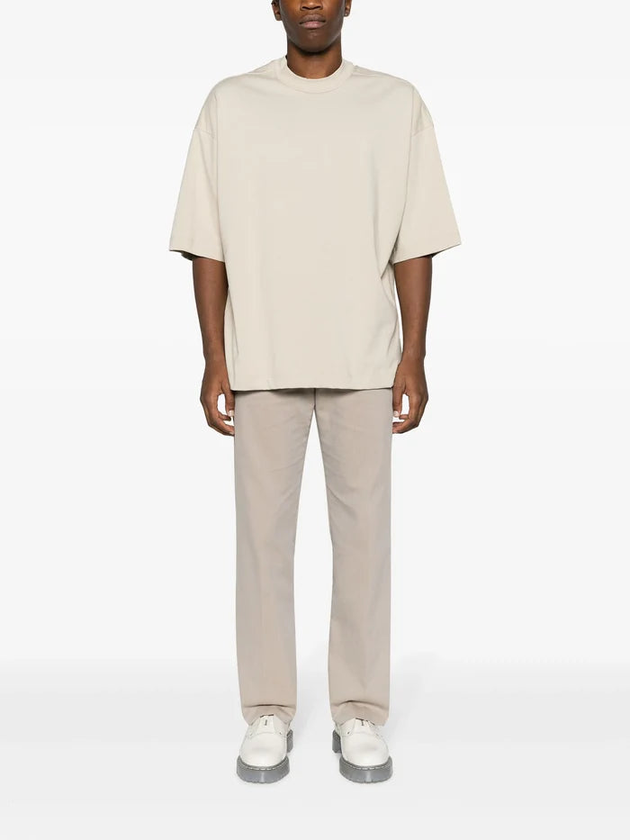 FEAR OF GOD Lounge Branded Cotton T-Shirt Cement - MAISONDEFASHION.COM