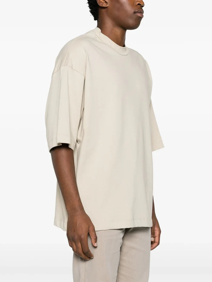 FEAR OF GOD Lounge Branded Cotton T-Shirt Cement - MAISONDEFASHION.COM