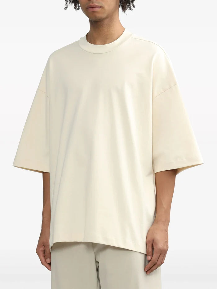 FEAR OF GOD Lounge Branded Cotton T-Shirt Cream - MAISONDEFASHION.COM