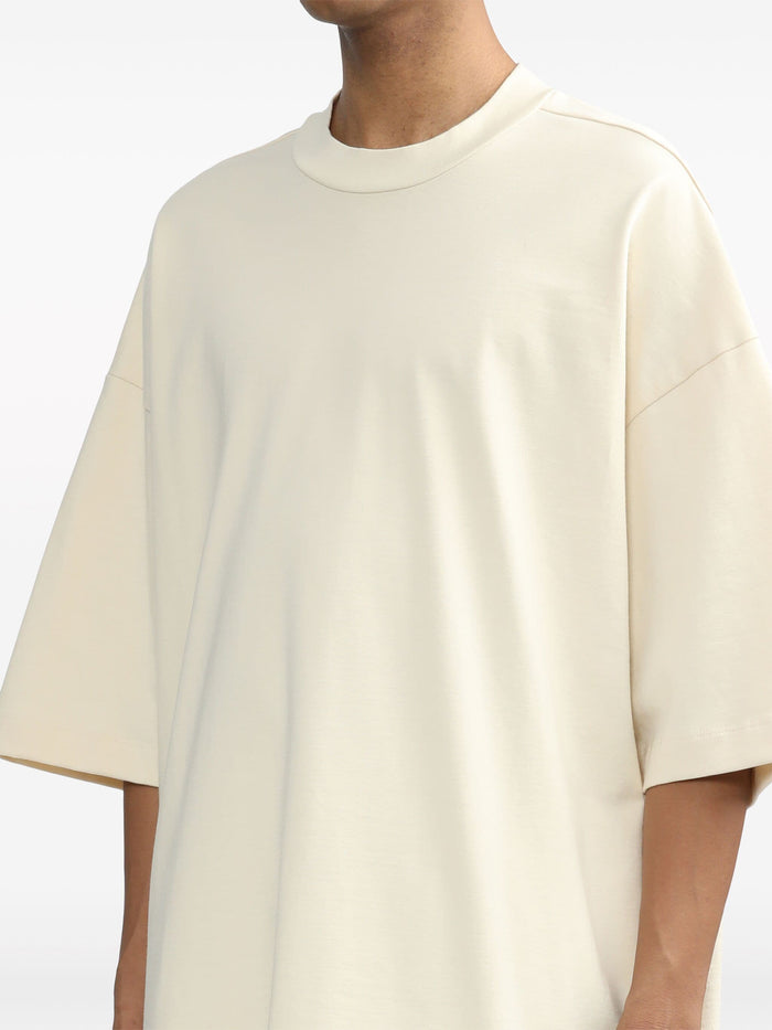 FEAR OF GOD Lounge Branded Cotton T-Shirt Cream - MAISONDEFASHION.COM