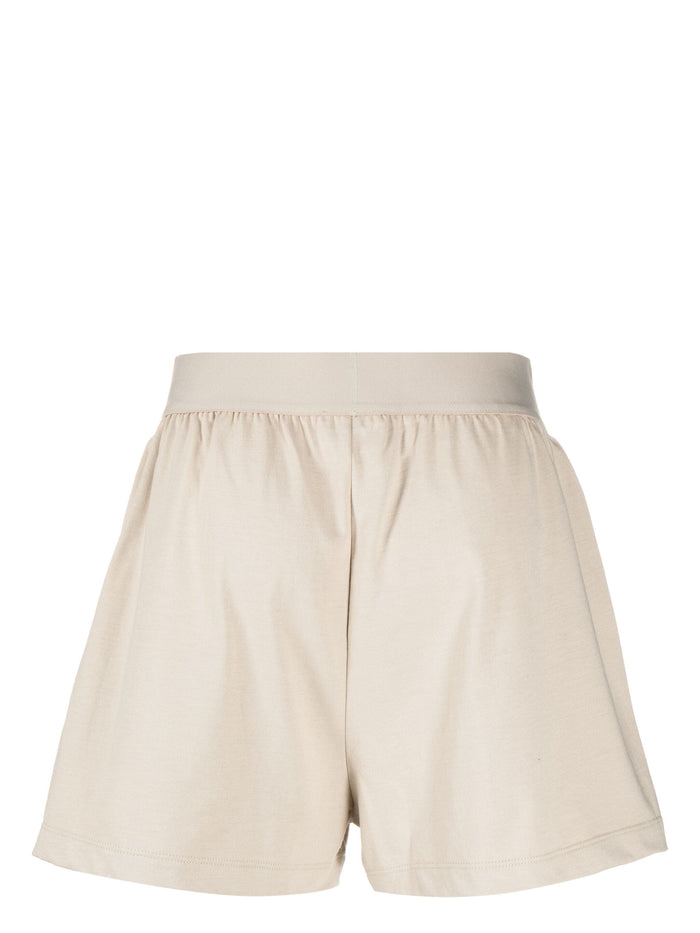FEAR OF GOD Lounge Branded-Waistband Cotton-Jersey Shorts Cement - MAISONDEFASHION.COM