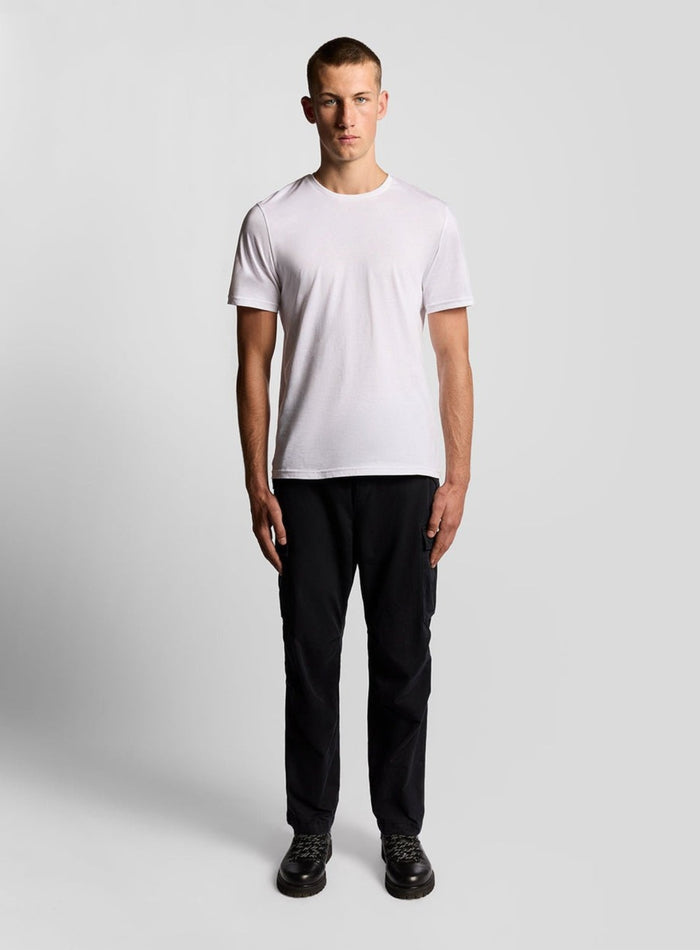 LYLE & SCOTT Articulated Cargo Trouser Jet Black - MAISONDEFASHION.COM