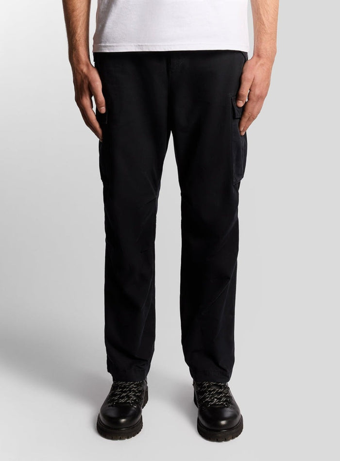 LYLE & SCOTT Articulated Cargo Trouser Jet Black - MAISONDEFASHION.COM