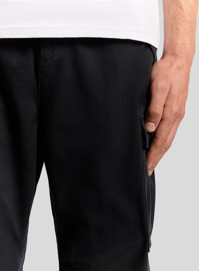 LYLE & SCOTT Articulated Cargo Trouser Jet Black - MAISONDEFASHION.COM