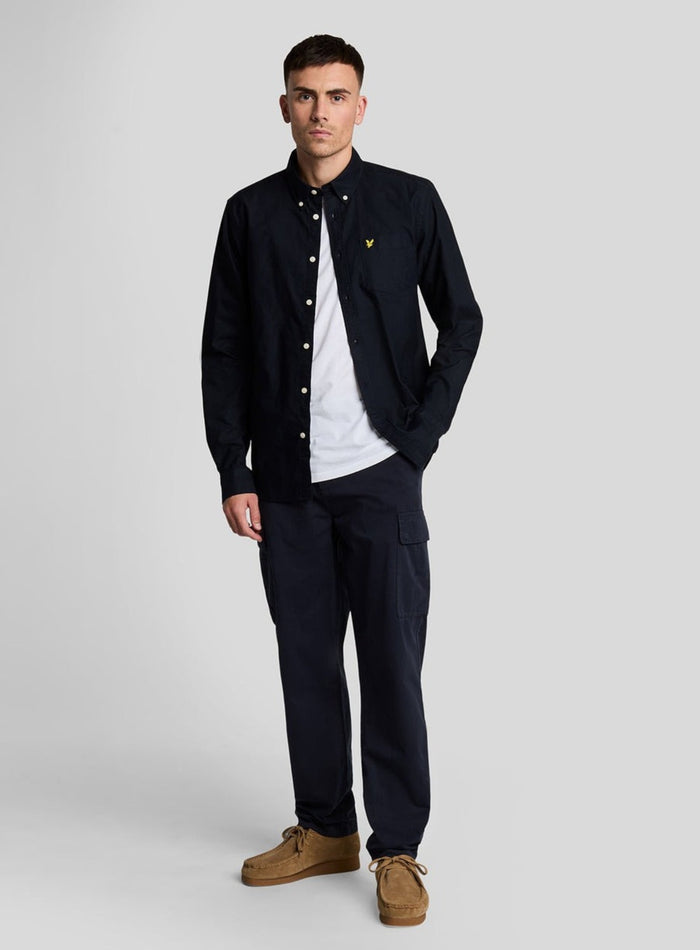 LYLE & SCOTT Cargo Pocket Trouser Dark Navy - MAISONDEFASHION.COM