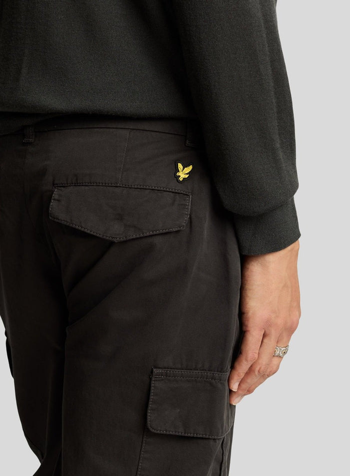 LYLE & SCOTT Cargo Pocket Trouser Gunmetal - MAISONDEFASHION.COM