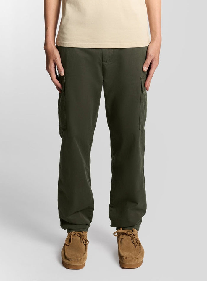 LYLE & SCOTT Cargo Pocket Trouser Olive - MAISONDEFASHION.COM