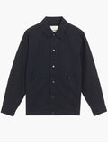 LYLE & SCOTT Classic Collar Overshirt Cotton Blend Lacquer - MAISONDEFASHION.COM