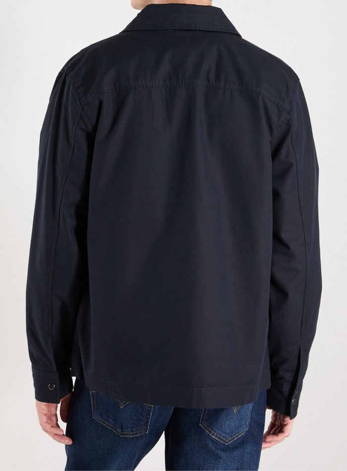 LYLE & SCOTT Classic Collar Overshirt Cotton Blend Lacquer - MAISONDEFASHION.COM