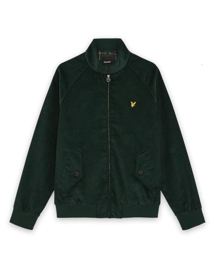 LYLE & SCOTT Corduroy Harrington Jacket Darkest Green