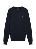 LYLE & SCOTT Cotton Crew Neck Jumper Dark Navy - MAISONDEFASHION.COM