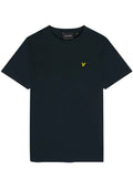 LYLE & SCOTT Cotton Crew Neck Regular fit T-Shirt Dark Navy - MAISONDEFASHION.COM