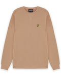 LYLE & SCOTT Cotton Crew Neck Sweatshirt Barley - MAISONDEFASHION.COM